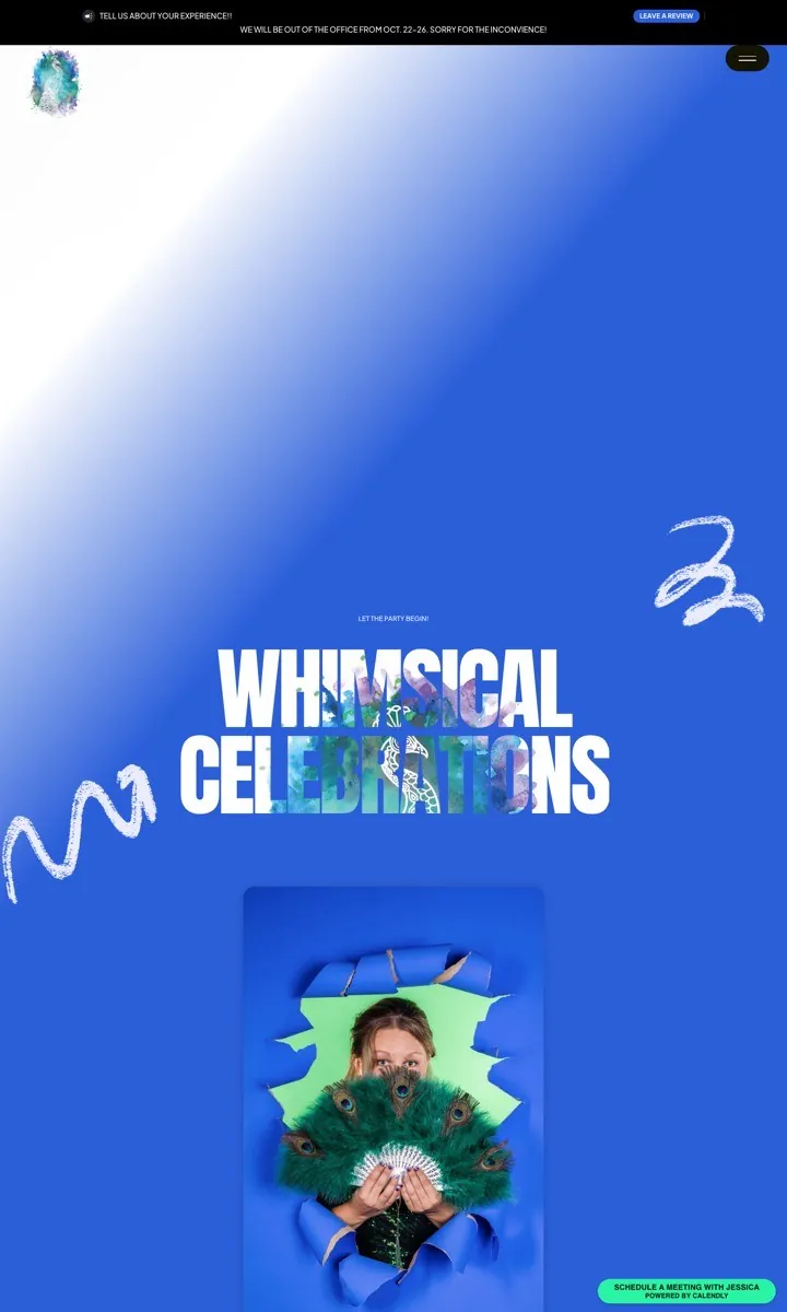 Whimsical Celebrations LLC homepage